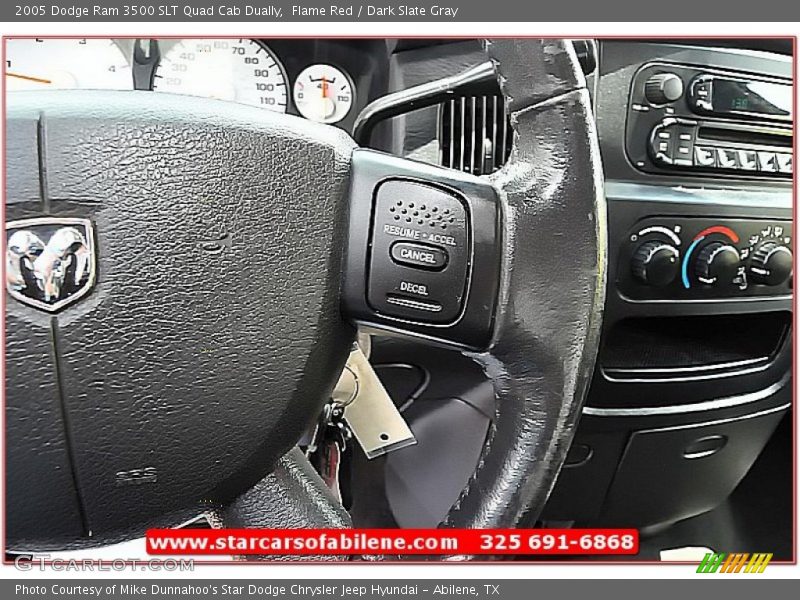Flame Red / Dark Slate Gray 2005 Dodge Ram 3500 SLT Quad Cab Dually