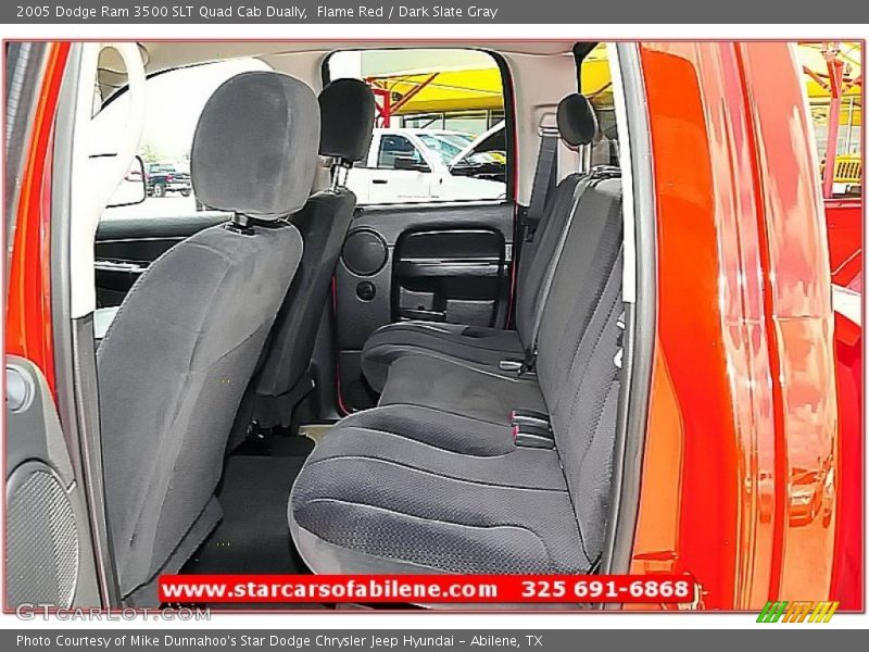 Flame Red / Dark Slate Gray 2005 Dodge Ram 3500 SLT Quad Cab Dually