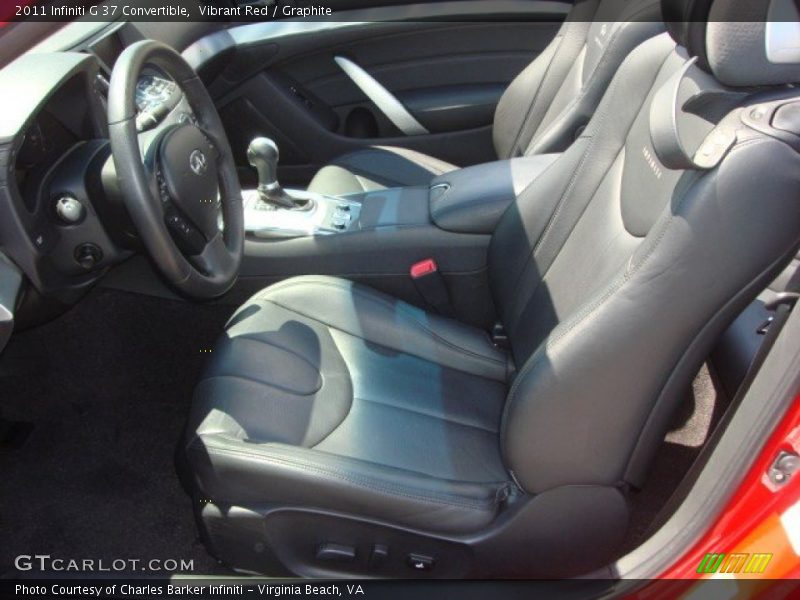 Vibrant Red / Graphite 2011 Infiniti G 37 Convertible