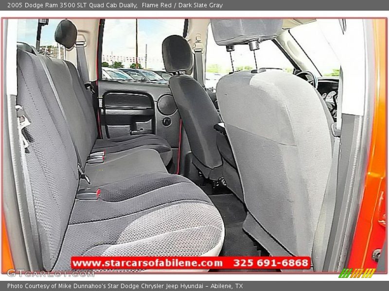Flame Red / Dark Slate Gray 2005 Dodge Ram 3500 SLT Quad Cab Dually