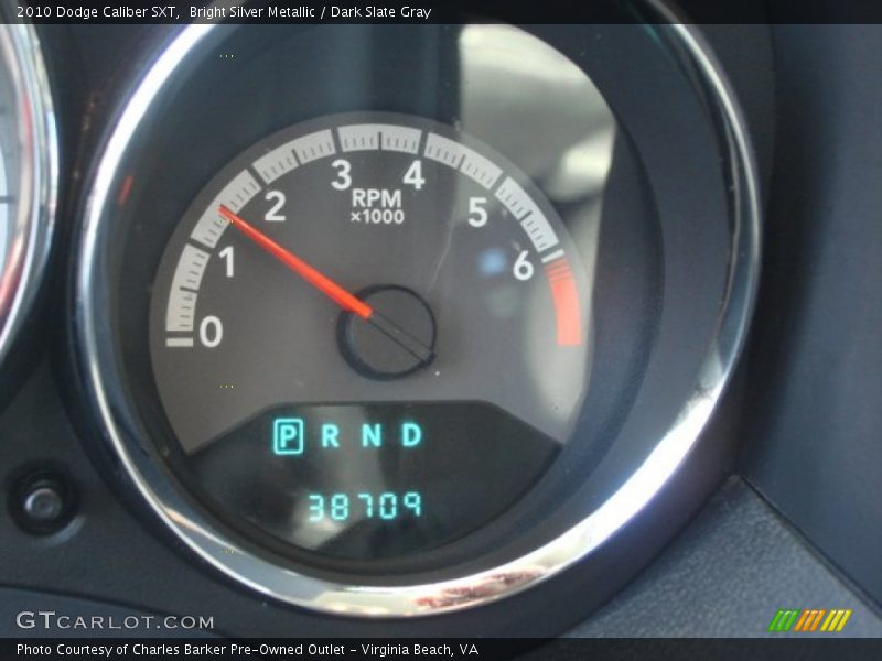 Bright Silver Metallic / Dark Slate Gray 2010 Dodge Caliber SXT