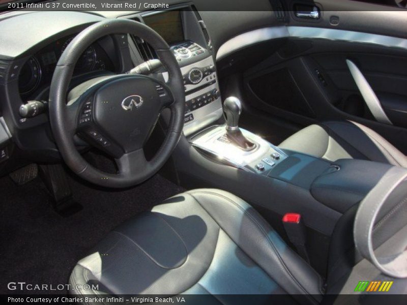 Vibrant Red / Graphite 2011 Infiniti G 37 Convertible