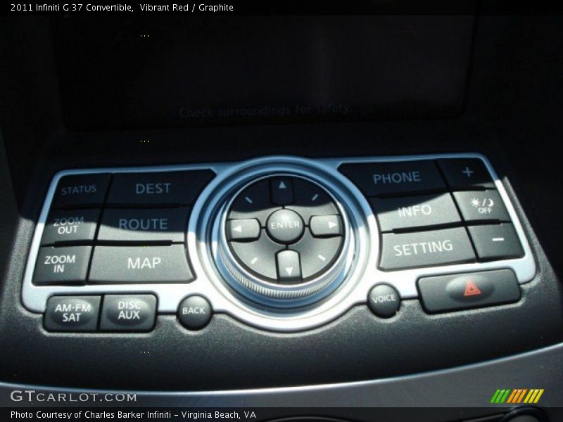 Vibrant Red / Graphite 2011 Infiniti G 37 Convertible