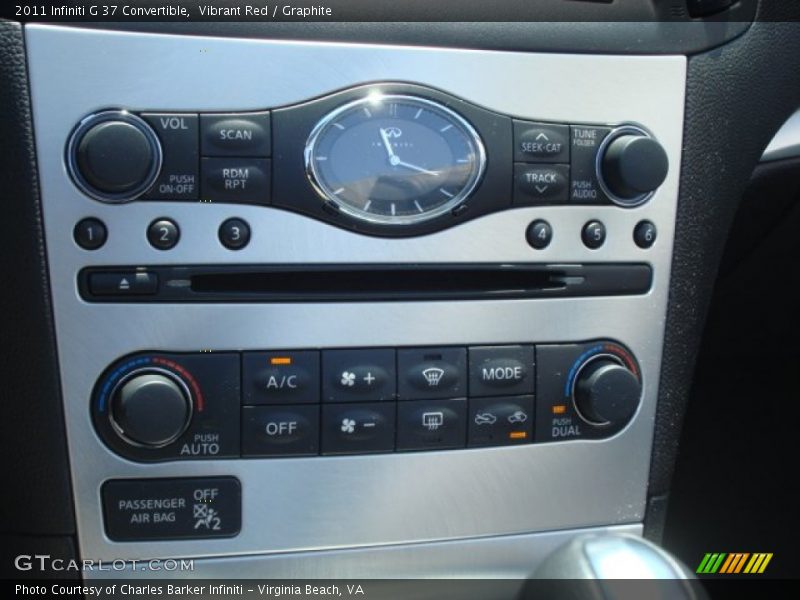 Vibrant Red / Graphite 2011 Infiniti G 37 Convertible