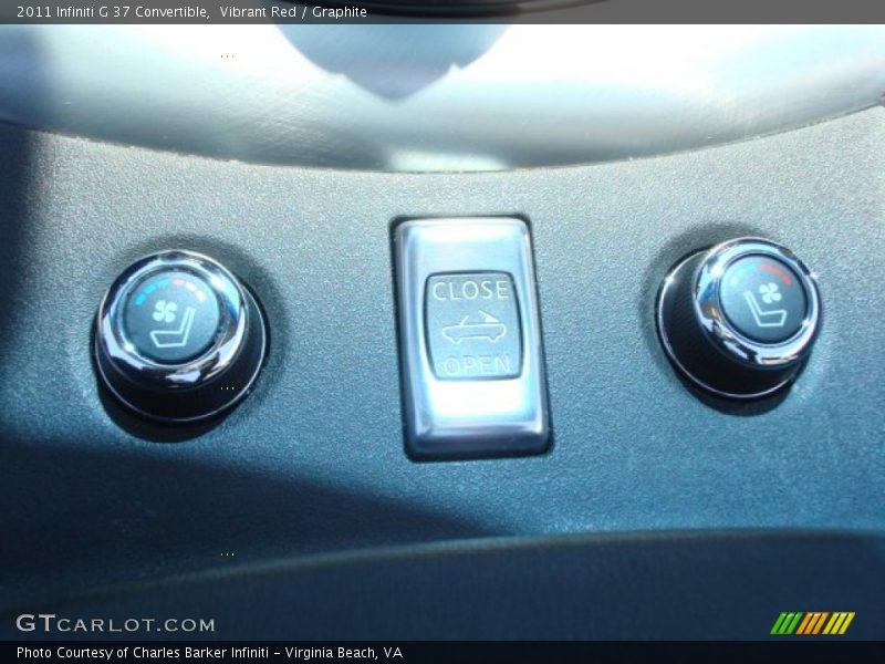 Vibrant Red / Graphite 2011 Infiniti G 37 Convertible