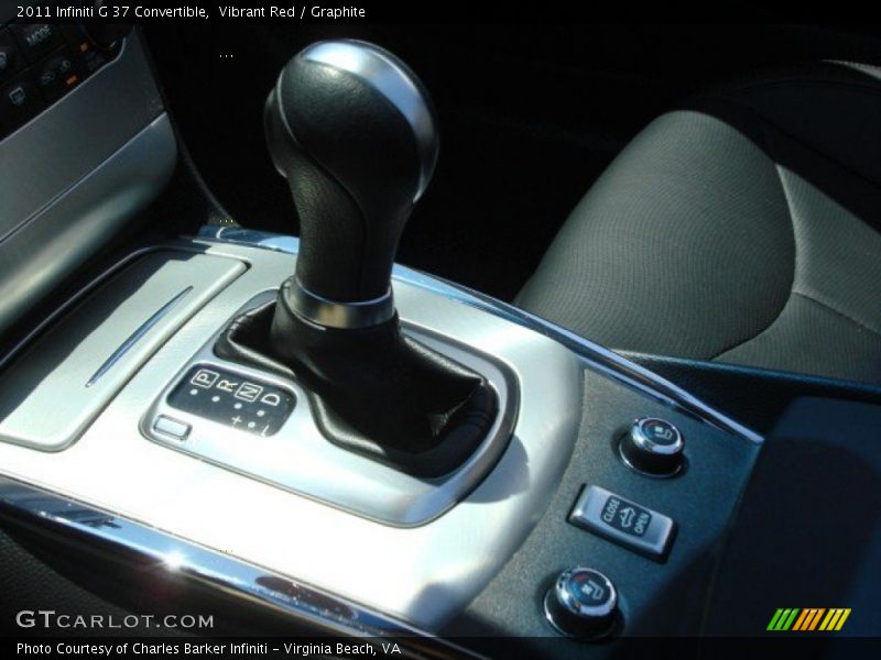 Vibrant Red / Graphite 2011 Infiniti G 37 Convertible