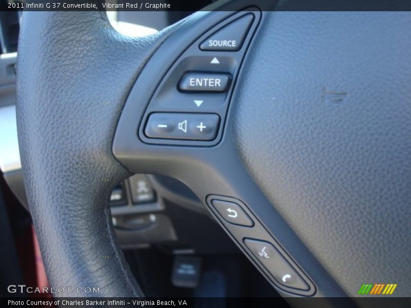 Vibrant Red / Graphite 2011 Infiniti G 37 Convertible