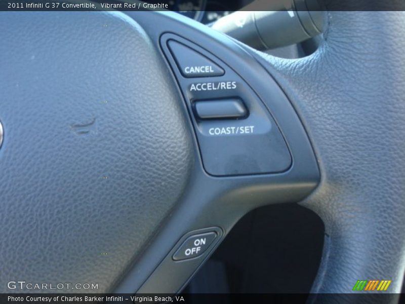 Vibrant Red / Graphite 2011 Infiniti G 37 Convertible