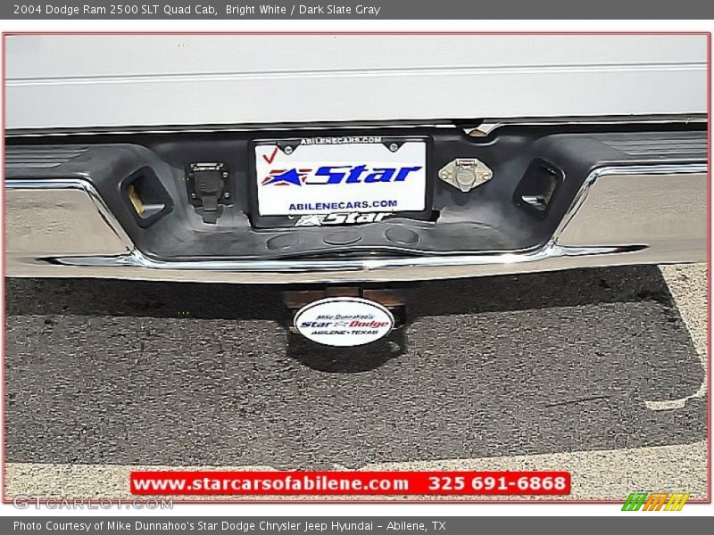 Bright White / Dark Slate Gray 2004 Dodge Ram 2500 SLT Quad Cab