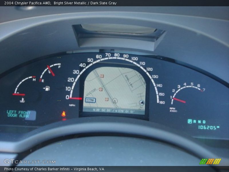 Bright Silver Metallic / Dark Slate Gray 2004 Chrysler Pacifica AWD