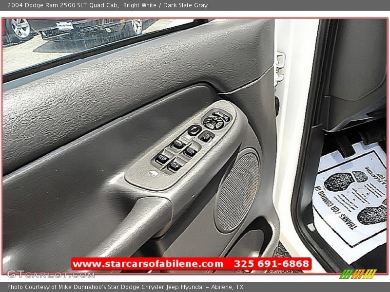 Bright White / Dark Slate Gray 2004 Dodge Ram 2500 SLT Quad Cab