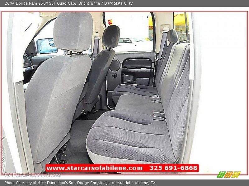 Bright White / Dark Slate Gray 2004 Dodge Ram 2500 SLT Quad Cab