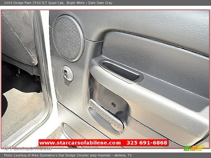 Bright White / Dark Slate Gray 2004 Dodge Ram 2500 SLT Quad Cab