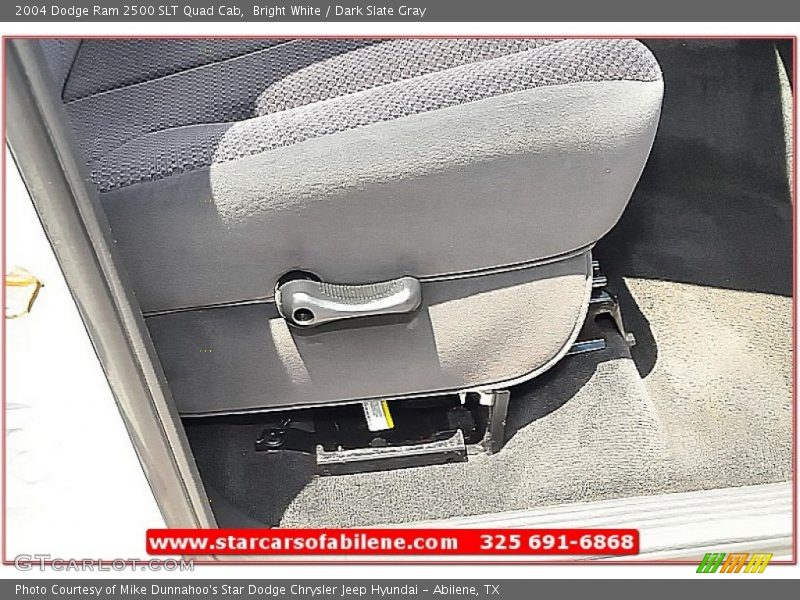 Bright White / Dark Slate Gray 2004 Dodge Ram 2500 SLT Quad Cab