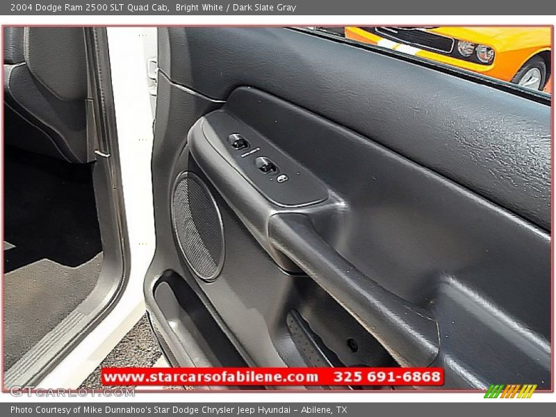 Bright White / Dark Slate Gray 2004 Dodge Ram 2500 SLT Quad Cab
