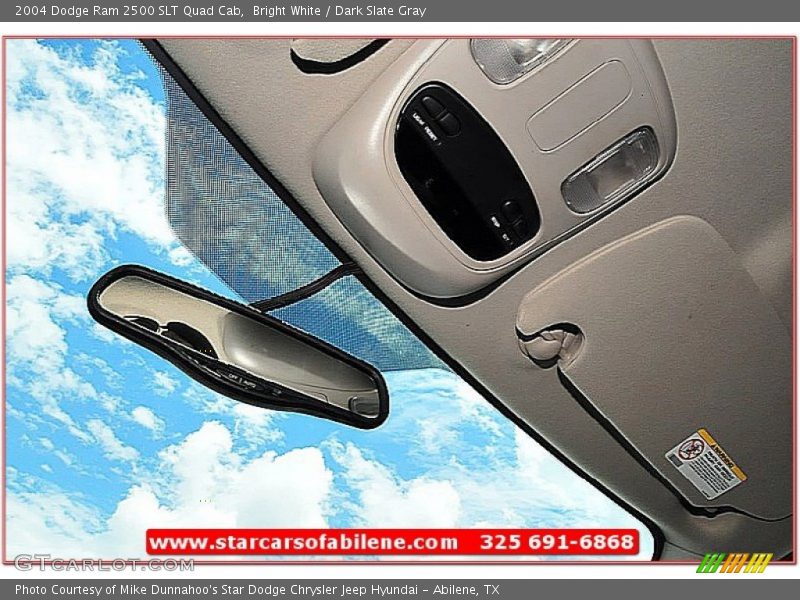 Bright White / Dark Slate Gray 2004 Dodge Ram 2500 SLT Quad Cab