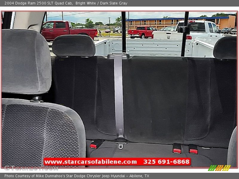 Bright White / Dark Slate Gray 2004 Dodge Ram 2500 SLT Quad Cab