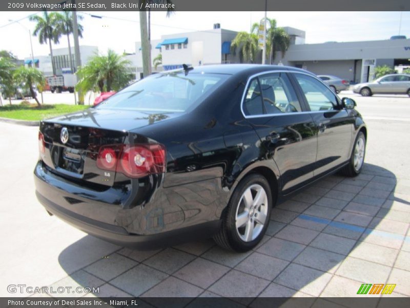 Black Uni / Anthracite 2009 Volkswagen Jetta SE Sedan