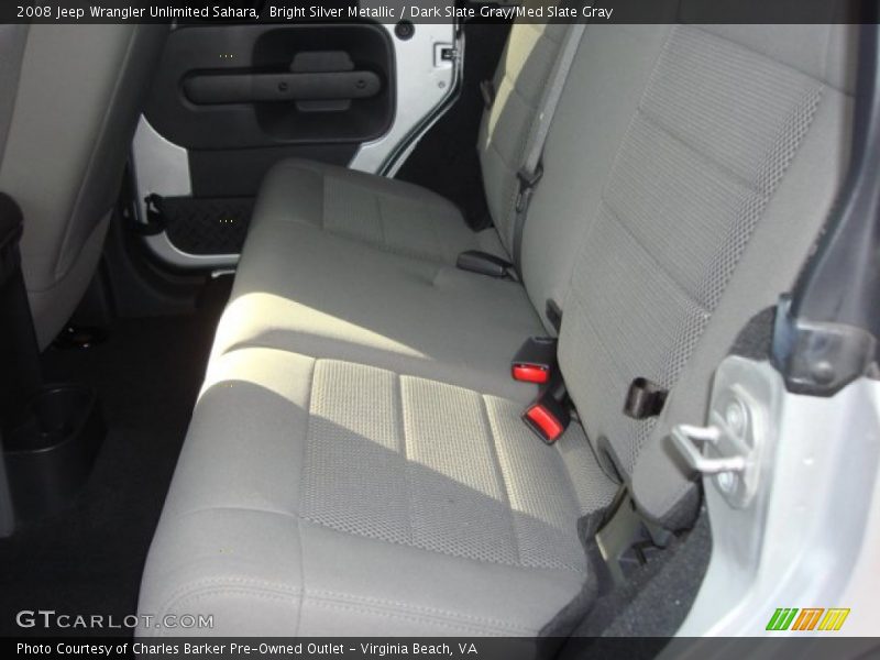 Bright Silver Metallic / Dark Slate Gray/Med Slate Gray 2008 Jeep Wrangler Unlimited Sahara