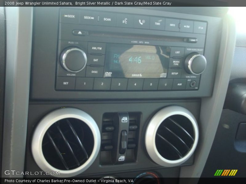 Bright Silver Metallic / Dark Slate Gray/Med Slate Gray 2008 Jeep Wrangler Unlimited Sahara