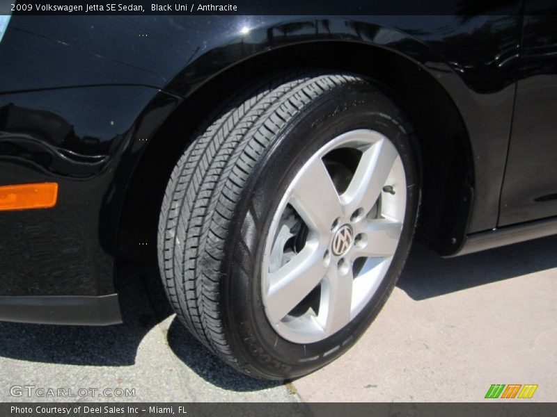 Black Uni / Anthracite 2009 Volkswagen Jetta SE Sedan