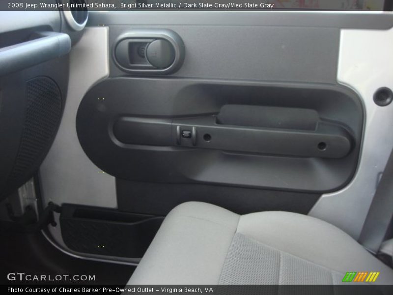 Bright Silver Metallic / Dark Slate Gray/Med Slate Gray 2008 Jeep Wrangler Unlimited Sahara