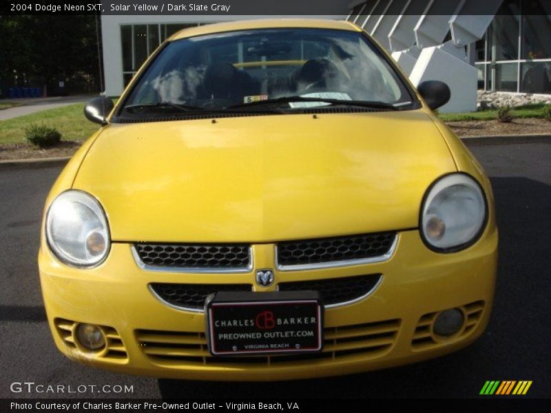 Solar Yellow / Dark Slate Gray 2004 Dodge Neon SXT