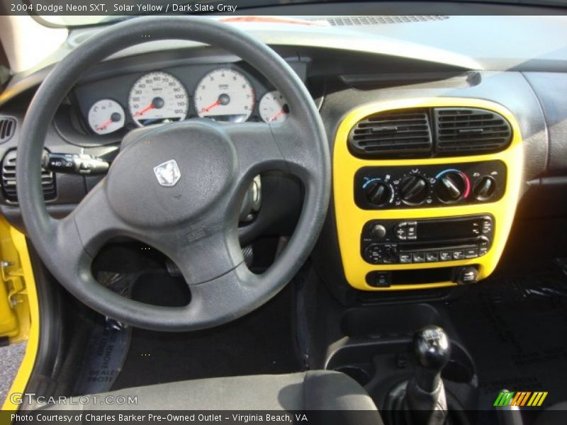 Solar Yellow / Dark Slate Gray 2004 Dodge Neon SXT