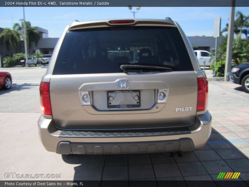 Sandstone Metallic / Saddle 2004 Honda Pilot EX-L 4WD