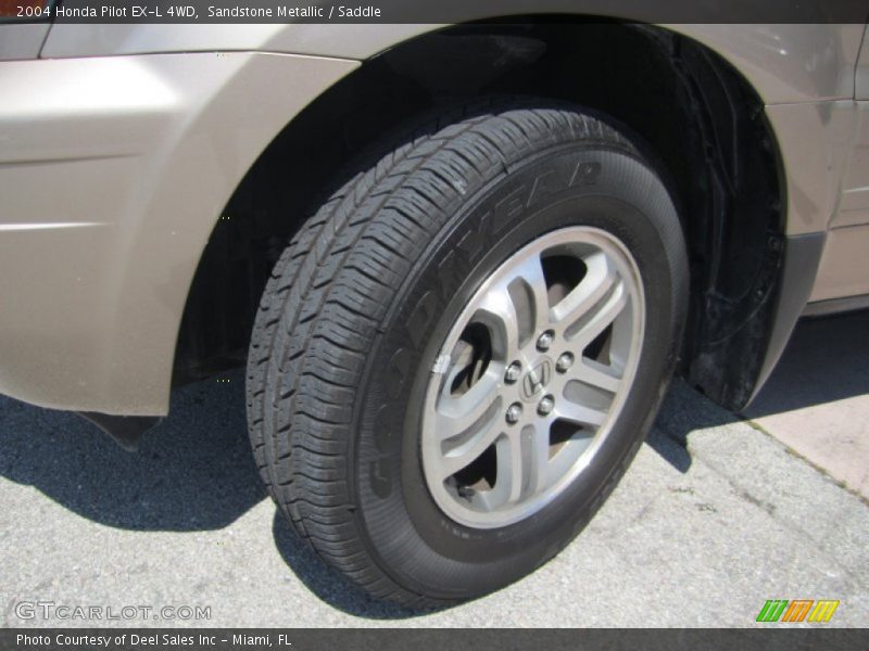 Sandstone Metallic / Saddle 2004 Honda Pilot EX-L 4WD