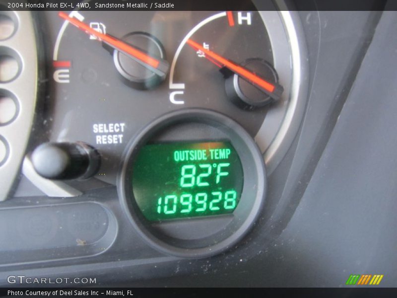 Sandstone Metallic / Saddle 2004 Honda Pilot EX-L 4WD