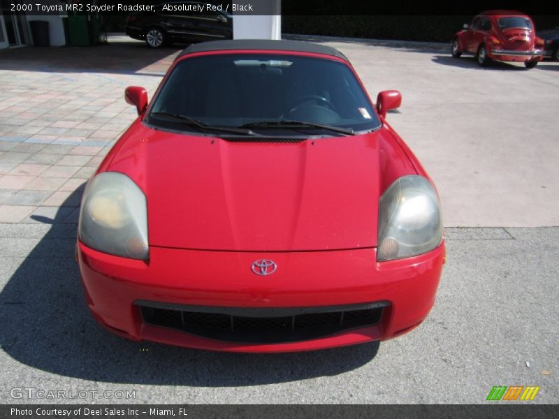 Absolutely Red / Black 2000 Toyota MR2 Spyder Roadster