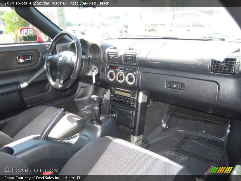 Absolutely Red / Black 2000 Toyota MR2 Spyder Roadster