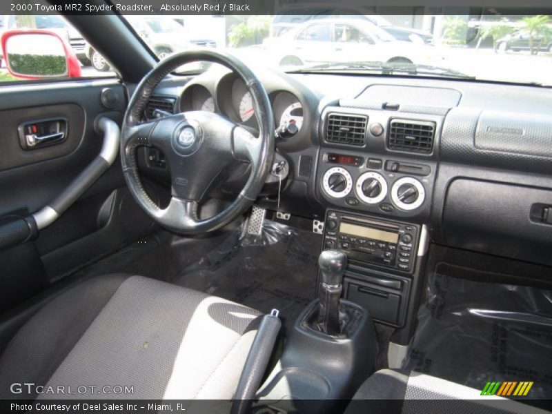 Absolutely Red / Black 2000 Toyota MR2 Spyder Roadster