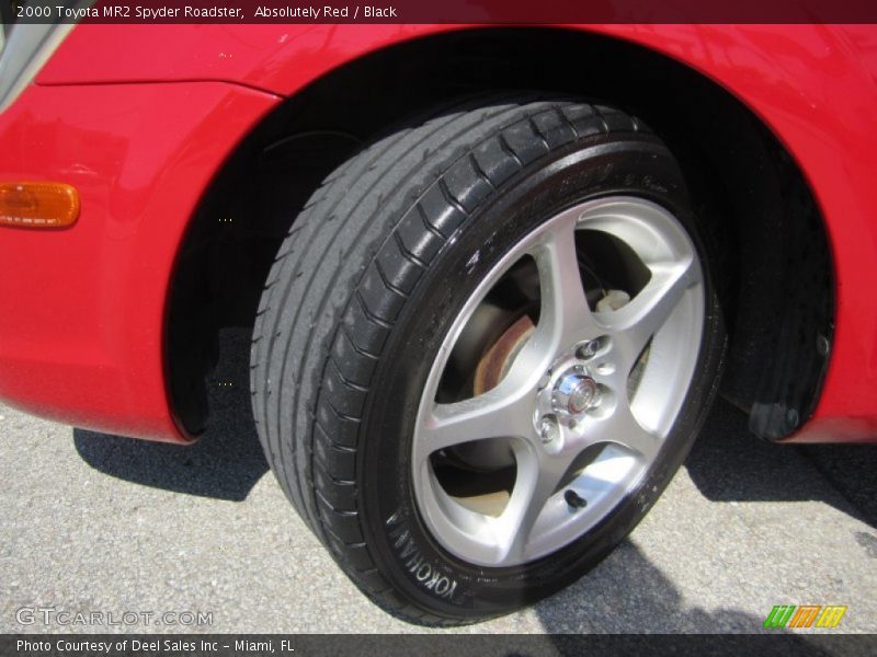 Absolutely Red / Black 2000 Toyota MR2 Spyder Roadster