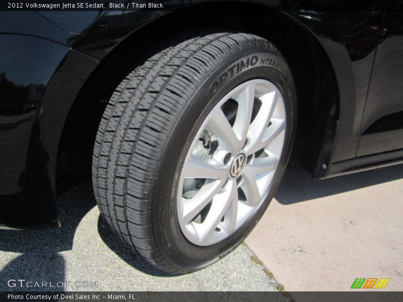 Black / Titan Black 2012 Volkswagen Jetta SE Sedan