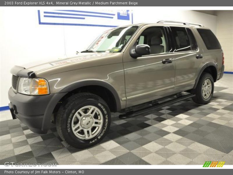 Mineral Grey Metallic / Medium Parchment Beige 2003 Ford Explorer XLS 4x4