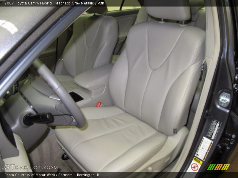 Magnetic Gray Metallic / Ash 2007 Toyota Camry Hybrid