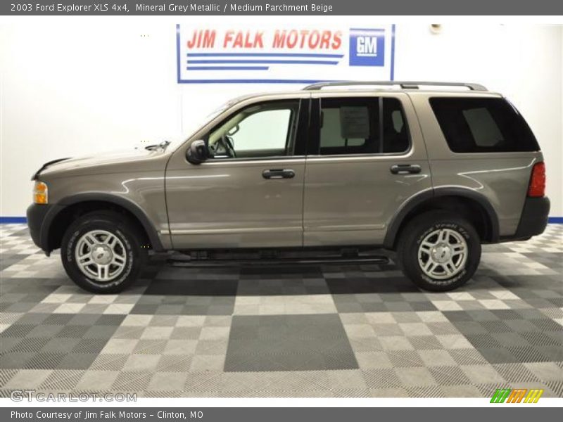Mineral Grey Metallic / Medium Parchment Beige 2003 Ford Explorer XLS 4x4