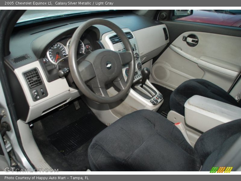 Galaxy Silver Metallic / Light Gray 2005 Chevrolet Equinox LS