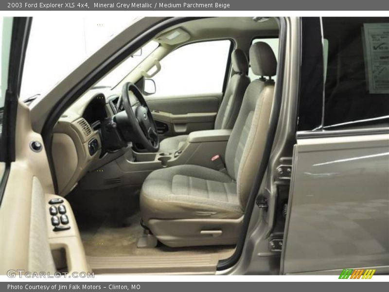 Mineral Grey Metallic / Medium Parchment Beige 2003 Ford Explorer XLS 4x4