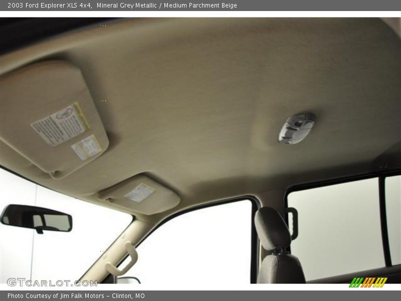 Mineral Grey Metallic / Medium Parchment Beige 2003 Ford Explorer XLS 4x4