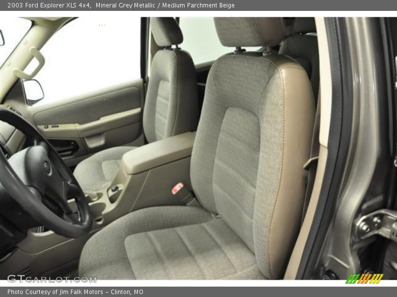 Mineral Grey Metallic / Medium Parchment Beige 2003 Ford Explorer XLS 4x4