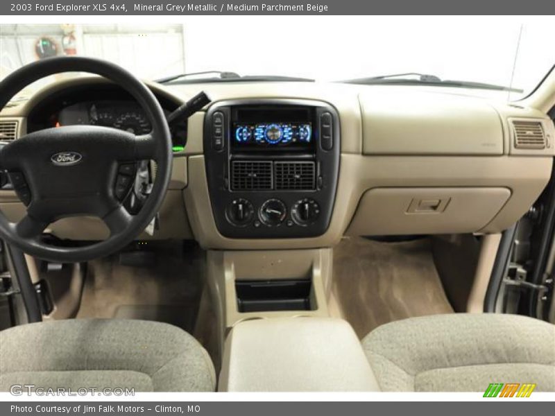 Mineral Grey Metallic / Medium Parchment Beige 2003 Ford Explorer XLS 4x4