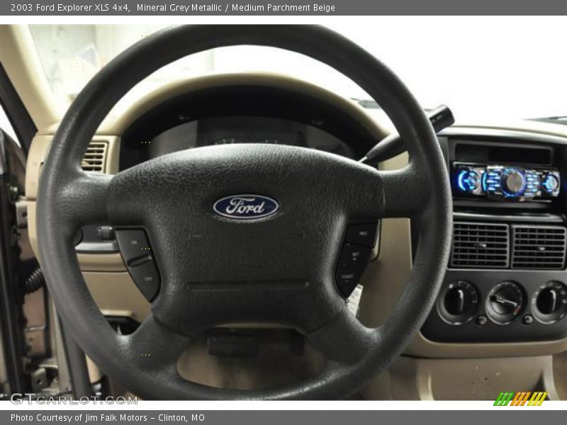 Mineral Grey Metallic / Medium Parchment Beige 2003 Ford Explorer XLS 4x4