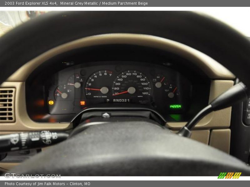 Mineral Grey Metallic / Medium Parchment Beige 2003 Ford Explorer XLS 4x4
