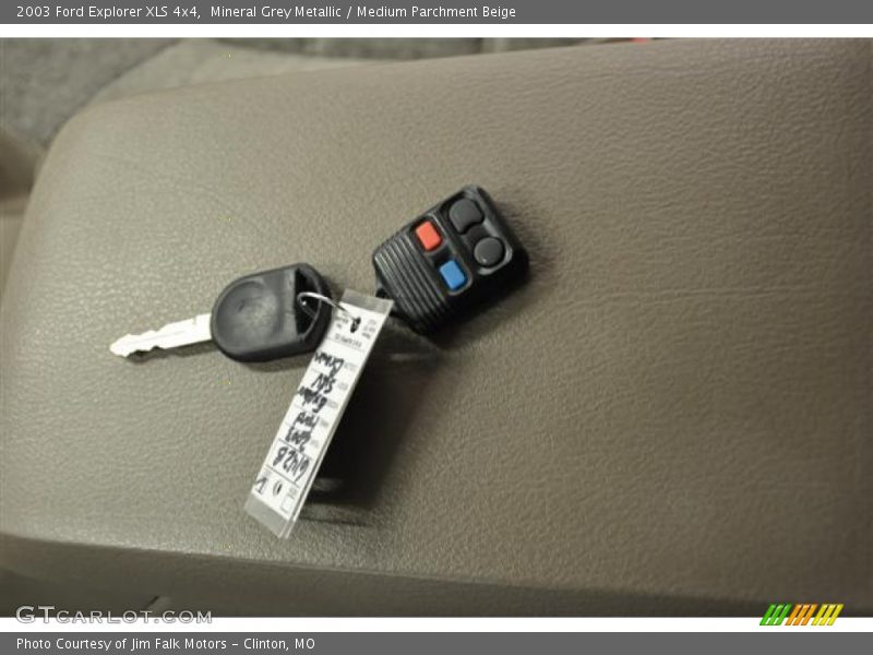 Mineral Grey Metallic / Medium Parchment Beige 2003 Ford Explorer XLS 4x4