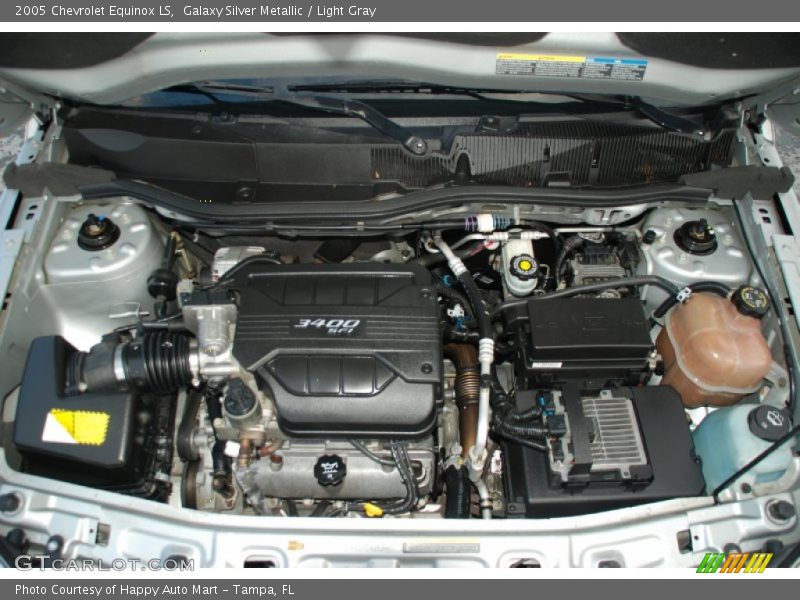 Galaxy Silver Metallic / Light Gray 2005 Chevrolet Equinox LS