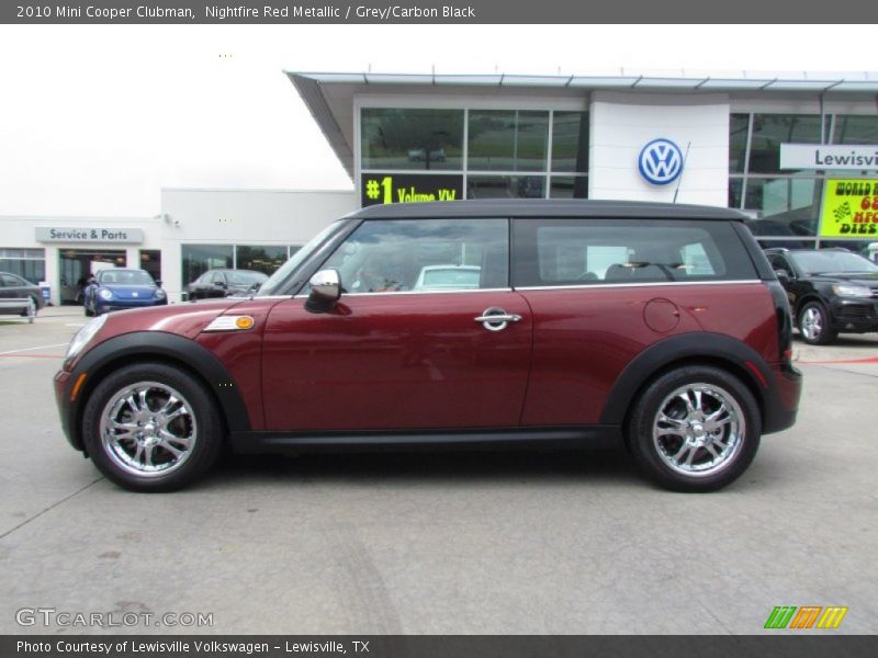 Nightfire Red Metallic / Grey/Carbon Black 2010 Mini Cooper Clubman