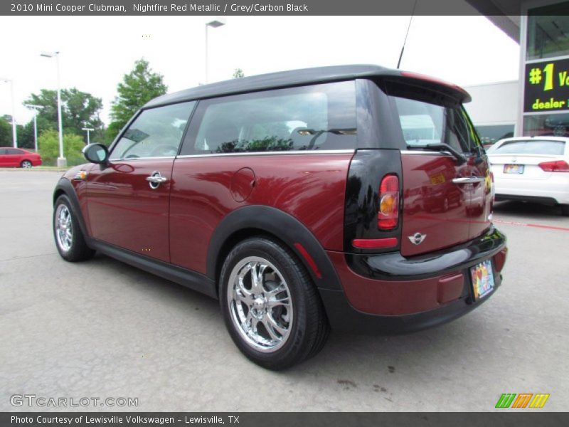 Nightfire Red Metallic / Grey/Carbon Black 2010 Mini Cooper Clubman